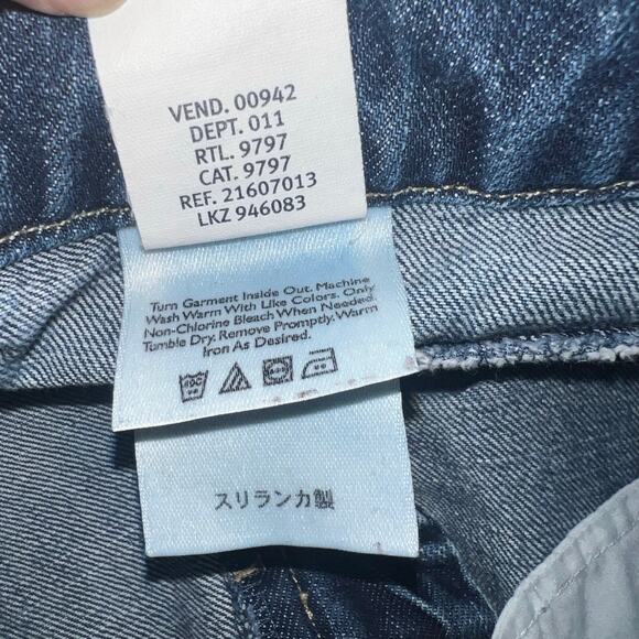 Vintage Eddie Bauer low rise boot cut women's dark denim jeans size 6 y2k - Picture 9 of 11